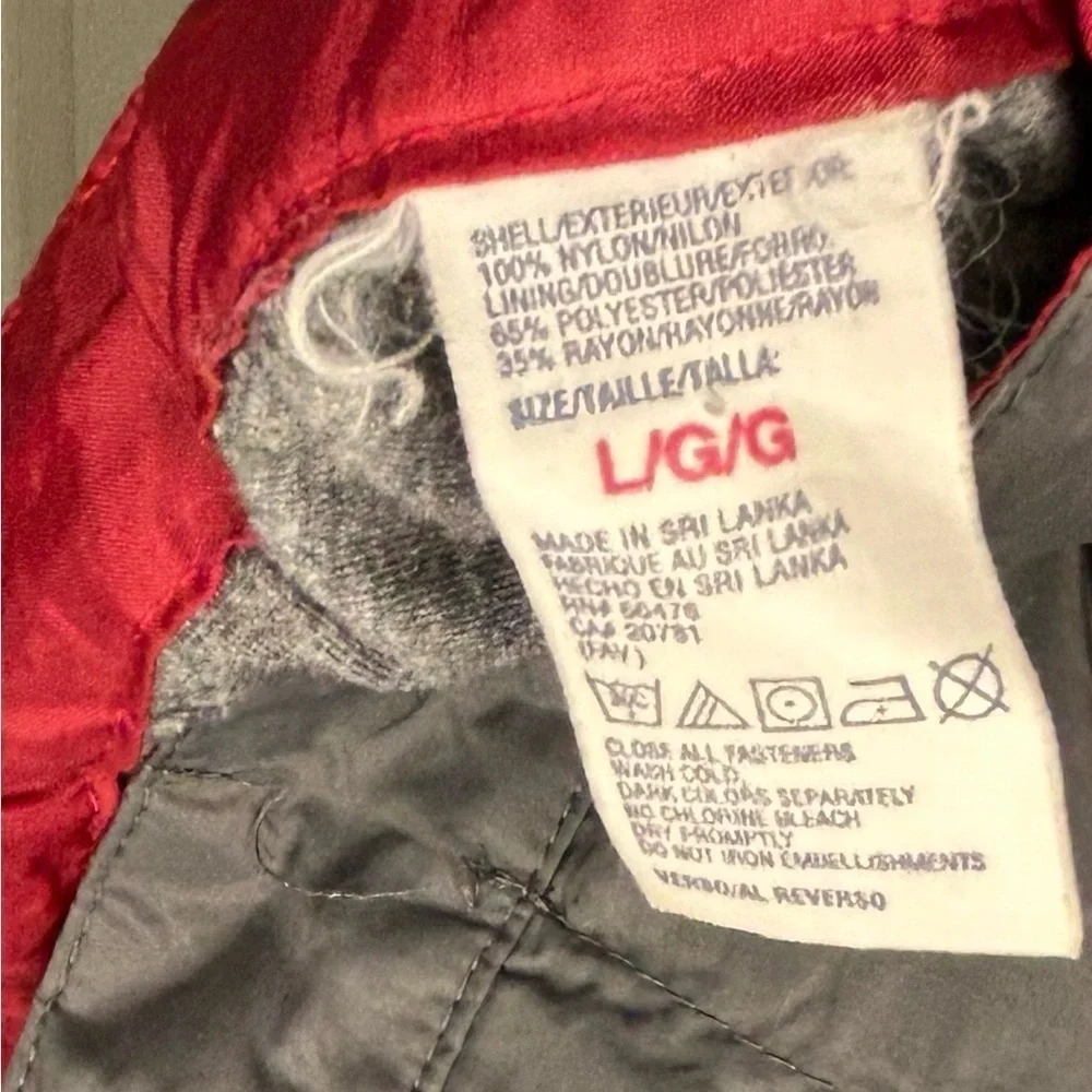 Tommy Jeans Tommy Hilfiger Windbreaker Swishy Track Pants Size Large Sporty 90’s